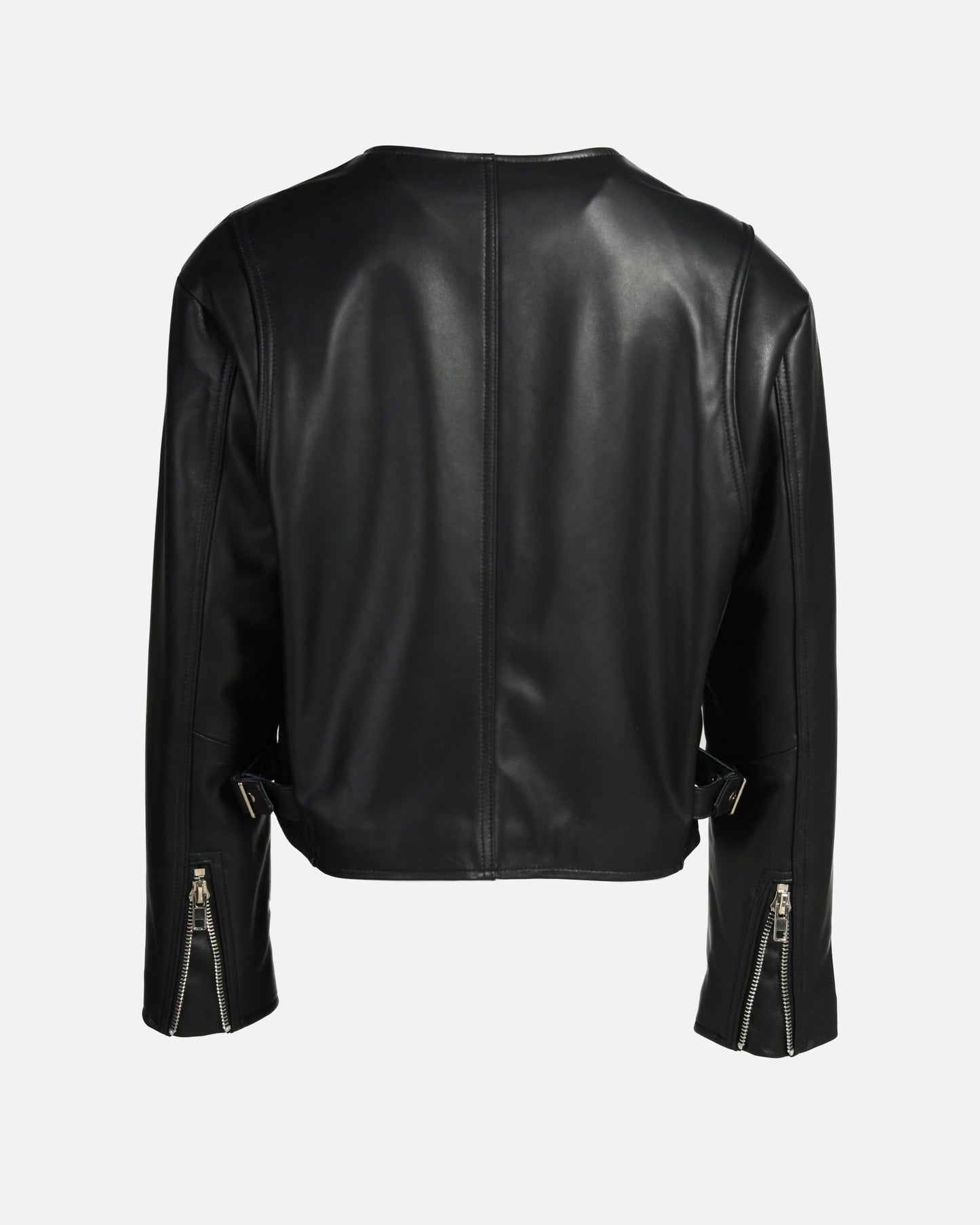 Nilda Leather Bomber Jacket