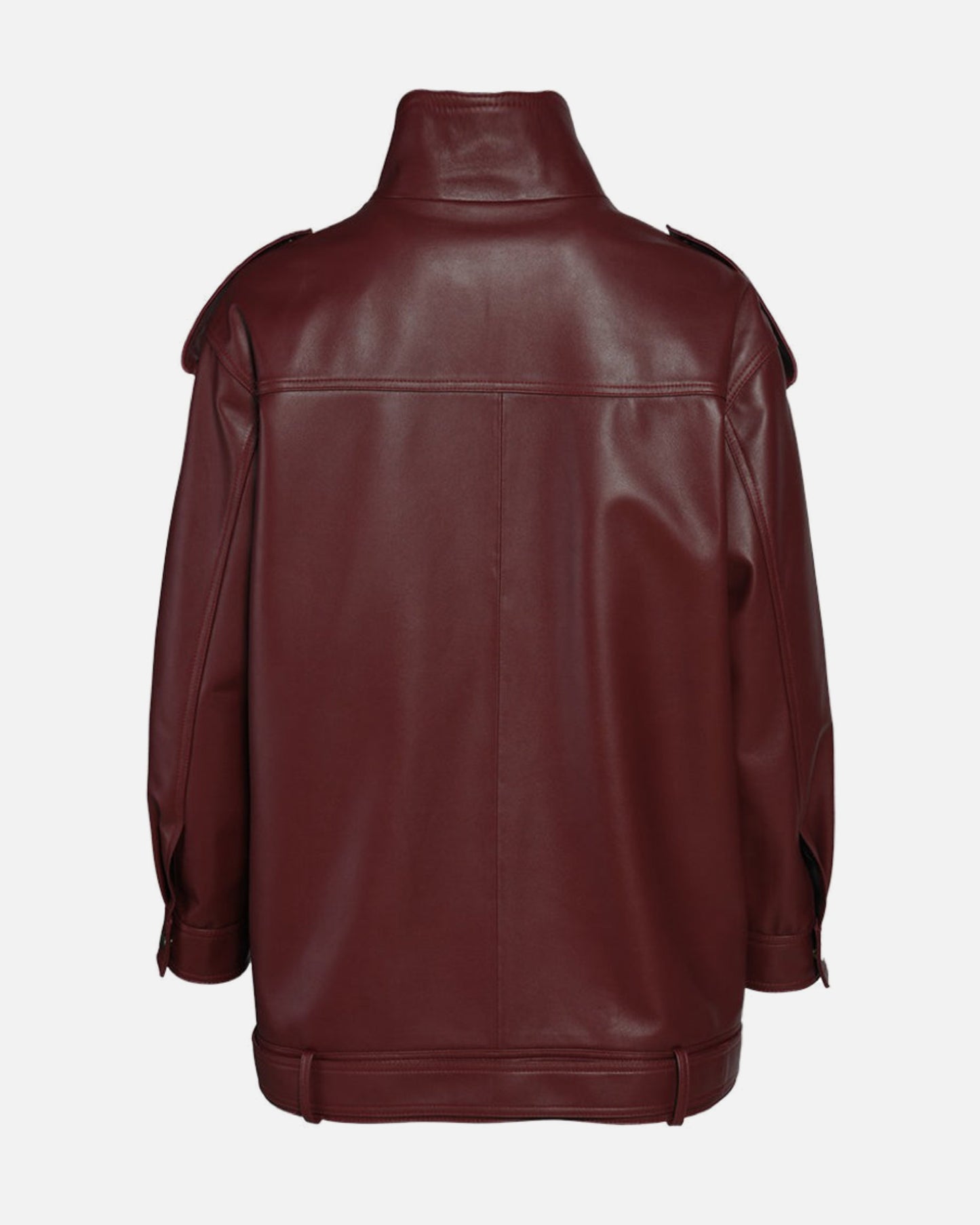 Taylor Oversized Leather Moto Jacket