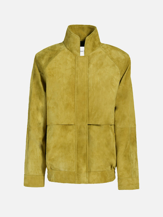 Remy Suede Bomber Jacket