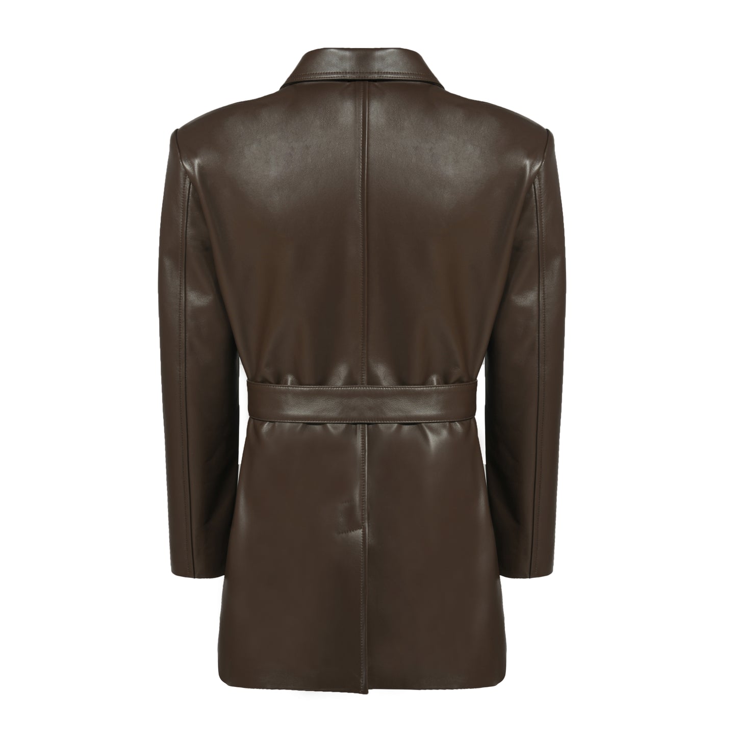 Mindy Midi Leather Jacket