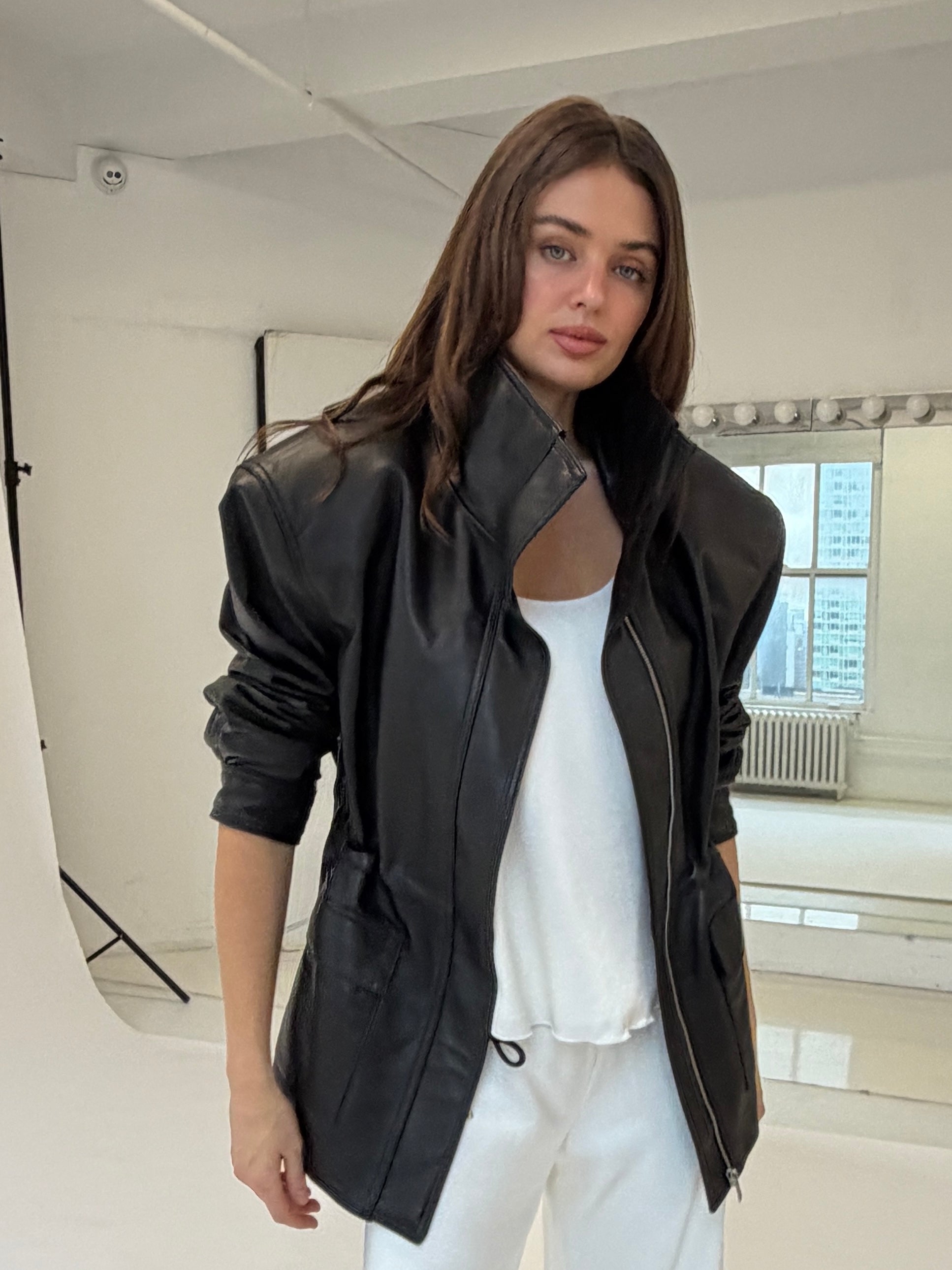 Heidi Leather Jacket – SUSANNA CHOW