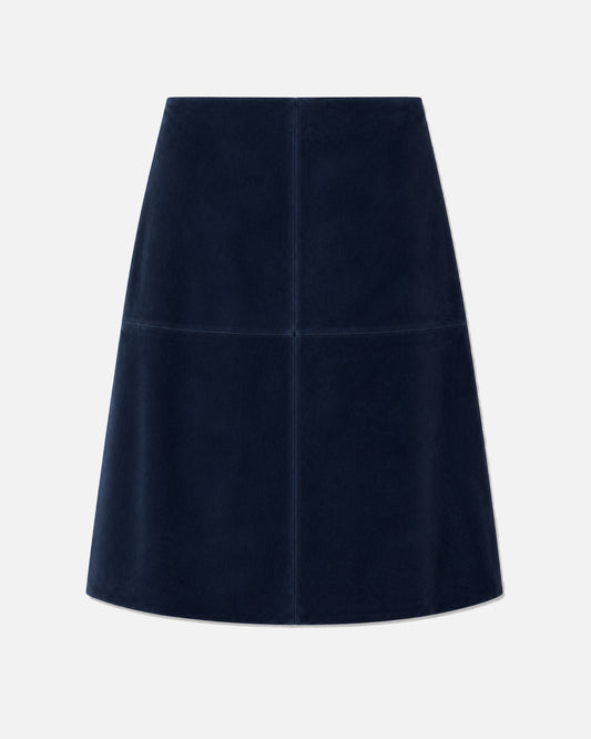 Alara Suede Midi Skirt