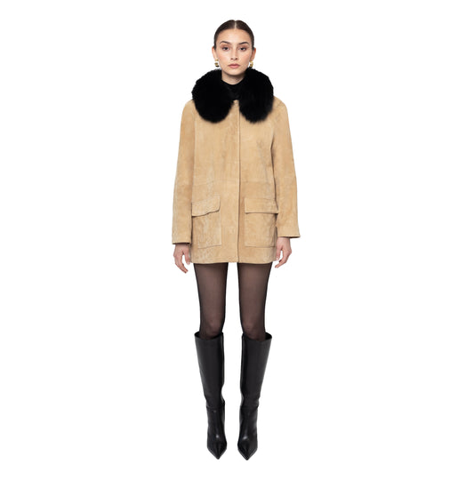 Raegan Suede Field Jacket