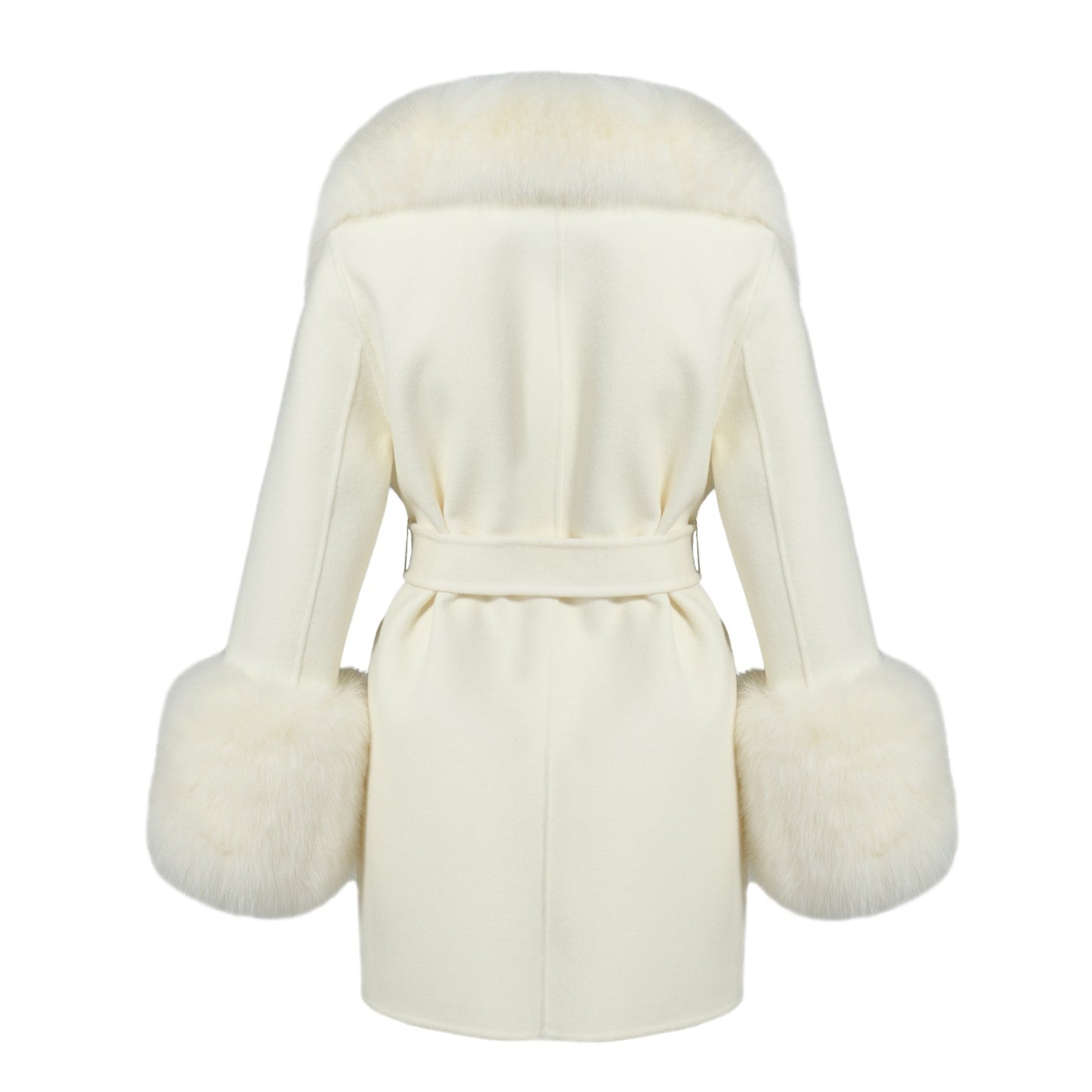 Jojo Midi Cashmere Fur Coat