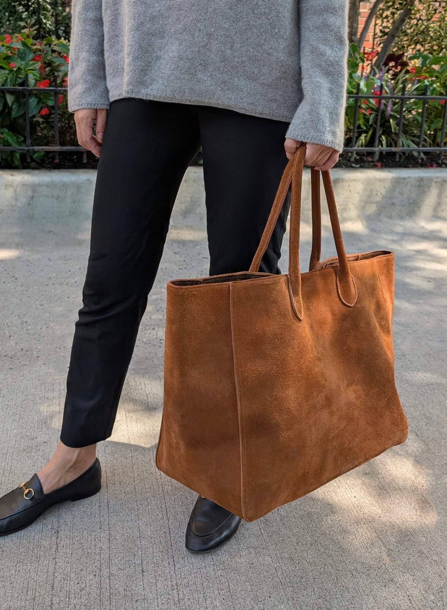 Misha Suede Tote