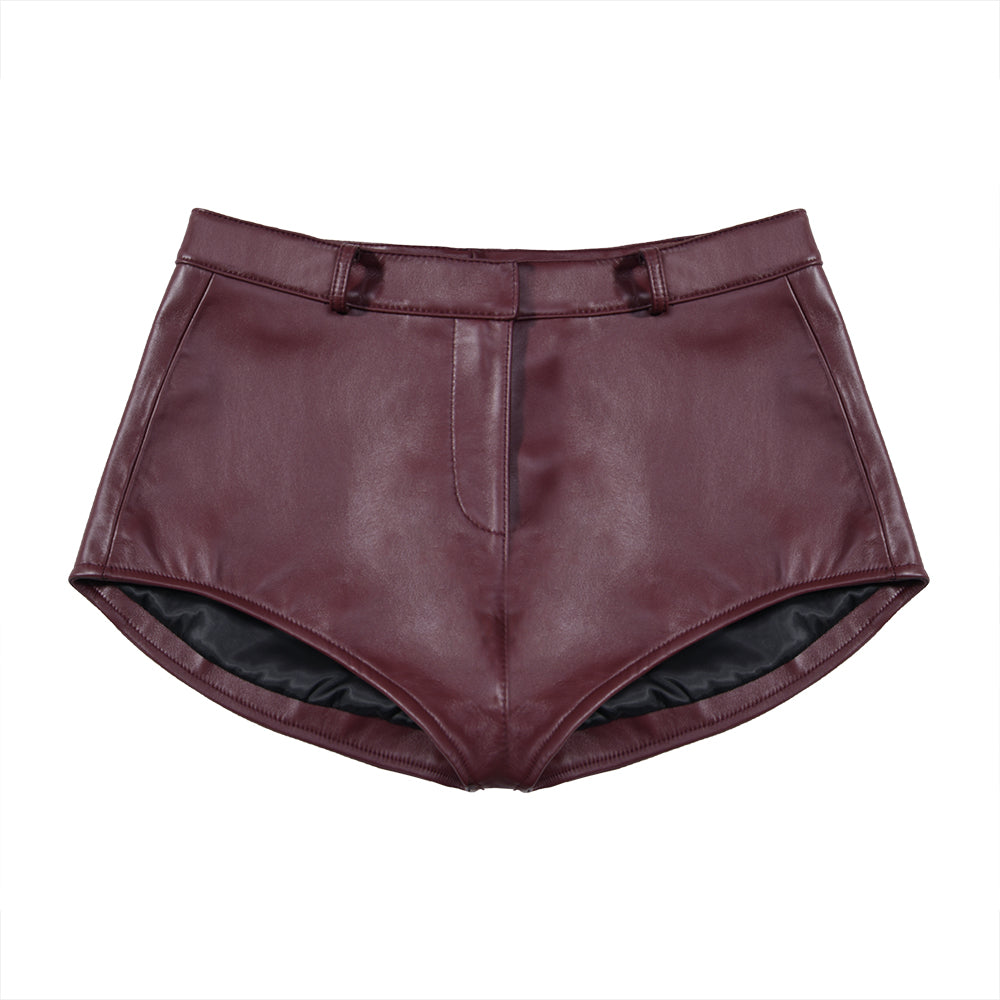 Naomi Leather Shorts
