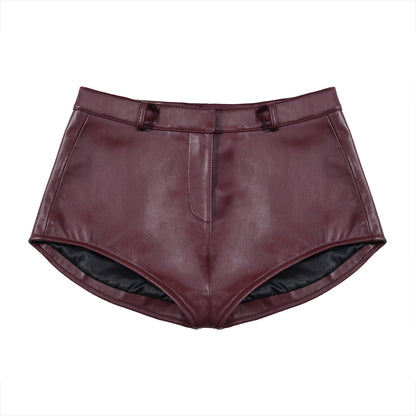 Naomi Leather Shorts