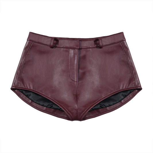 Naomi Leather Shorts