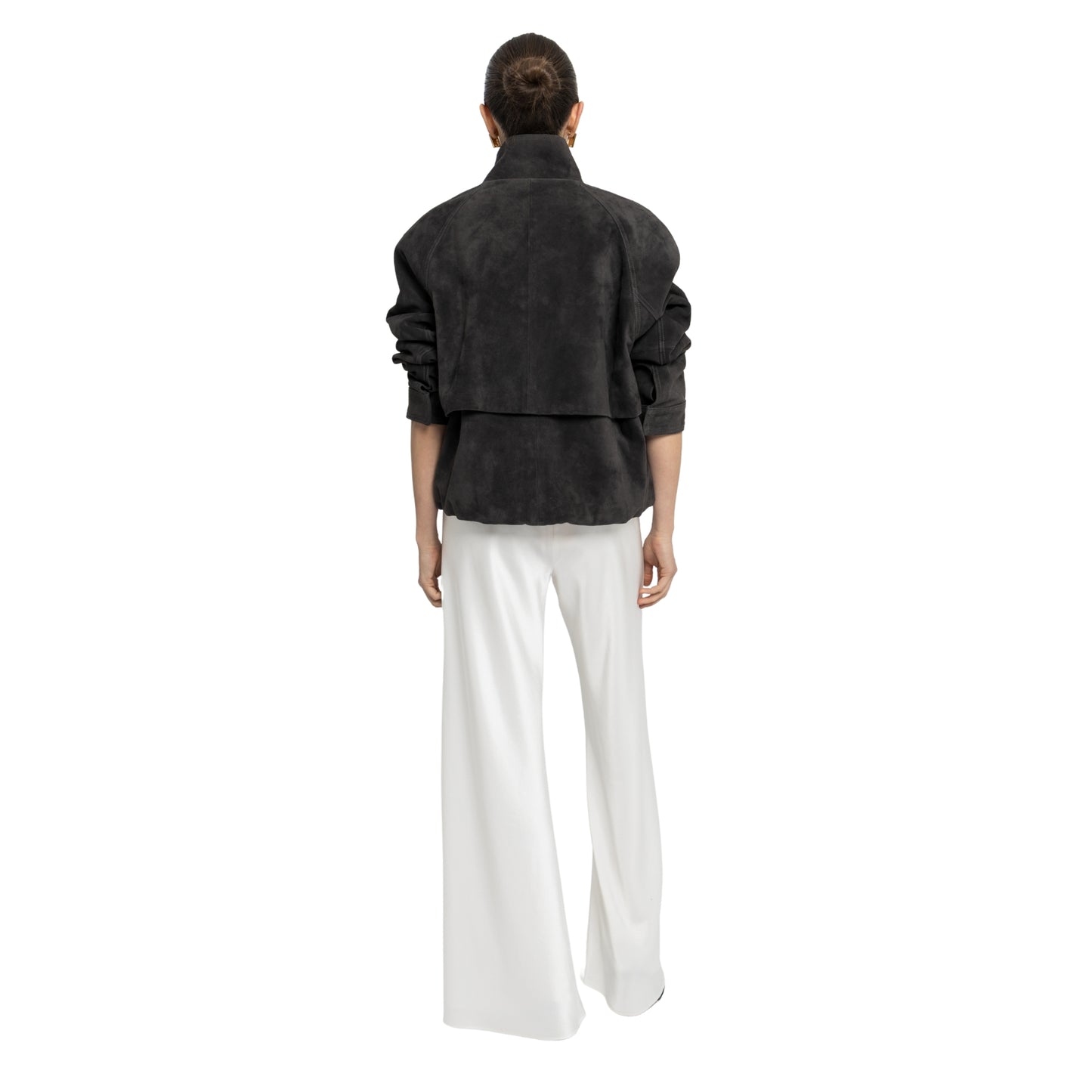Remy Suede Bomber Jacket