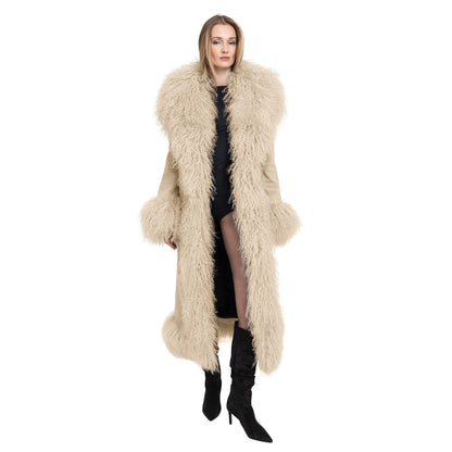 Dorothy Suede Ultra Maxi Coat