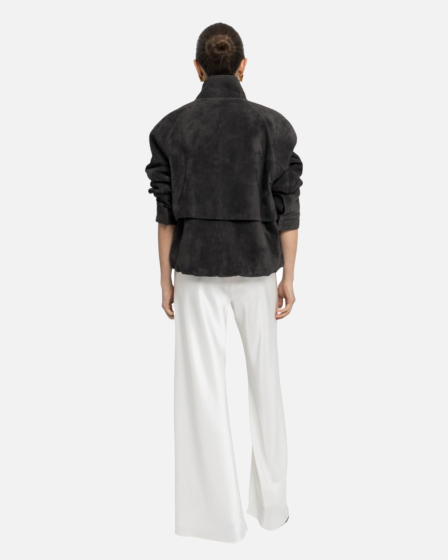 Remy Suede Bomber Jacket