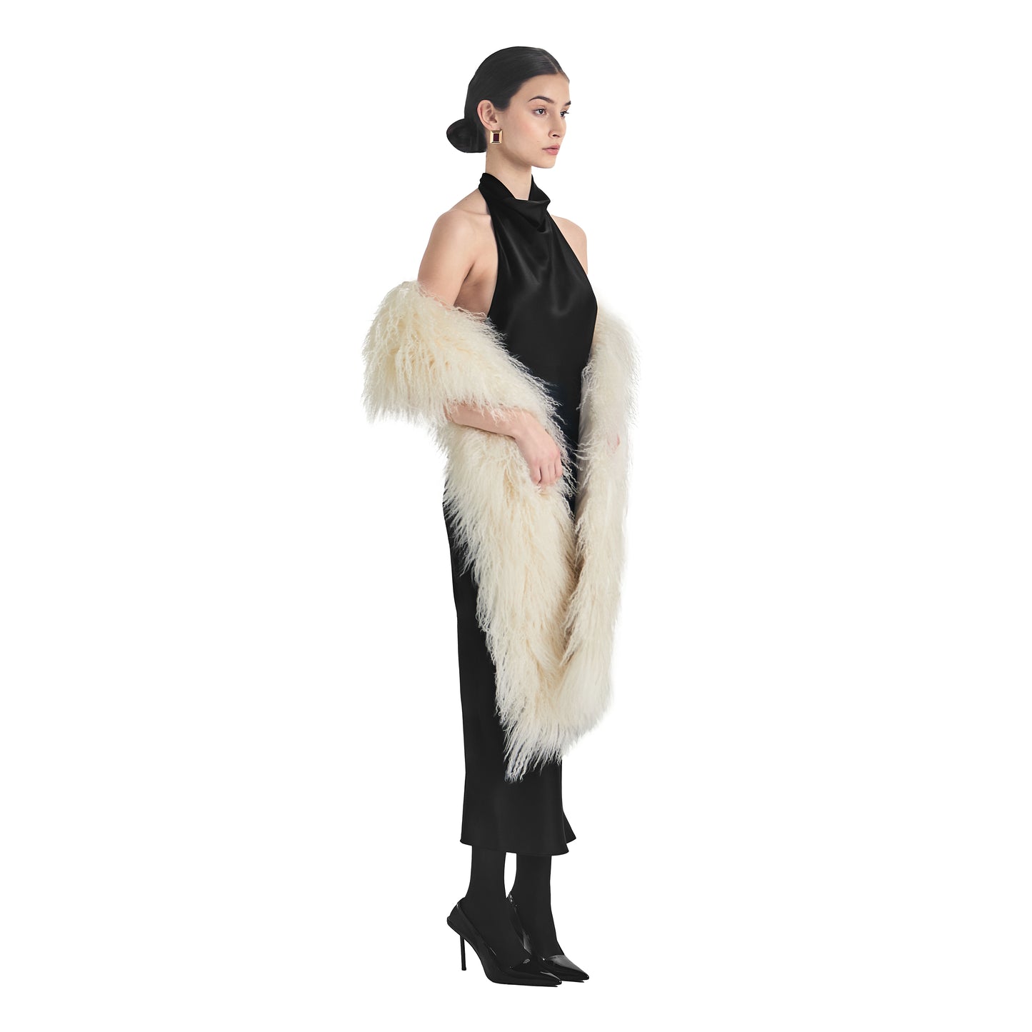 Carrie Shearling Scarf