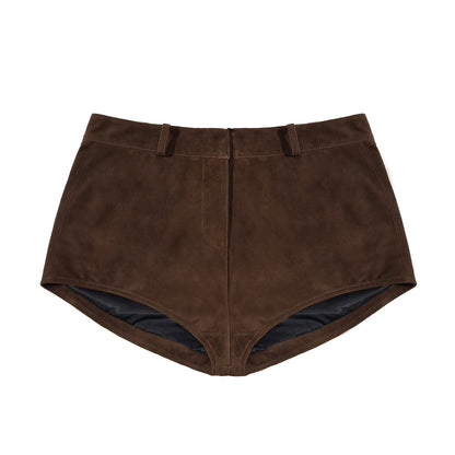 Naomi Suede Shorts
