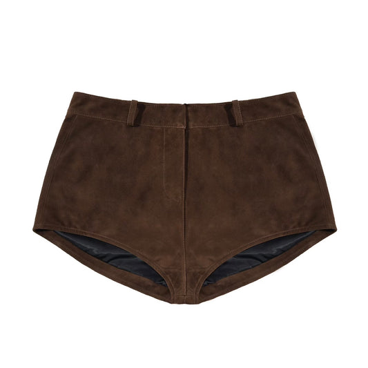 Naomi Suede Shorts