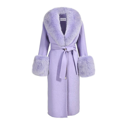 Jojo Cashmere Fur Coat