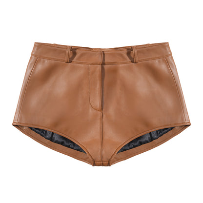 Naomi Leather Shorts