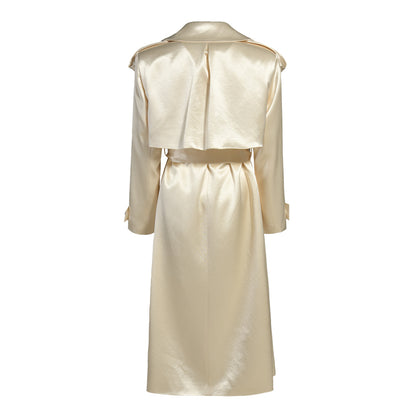 Olivia Satin Trench Coat **LIMITED EDITION**