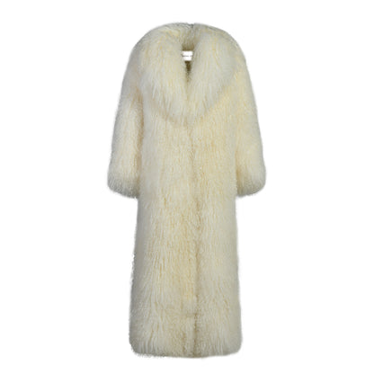 Carrie Shearling Maxi Coat