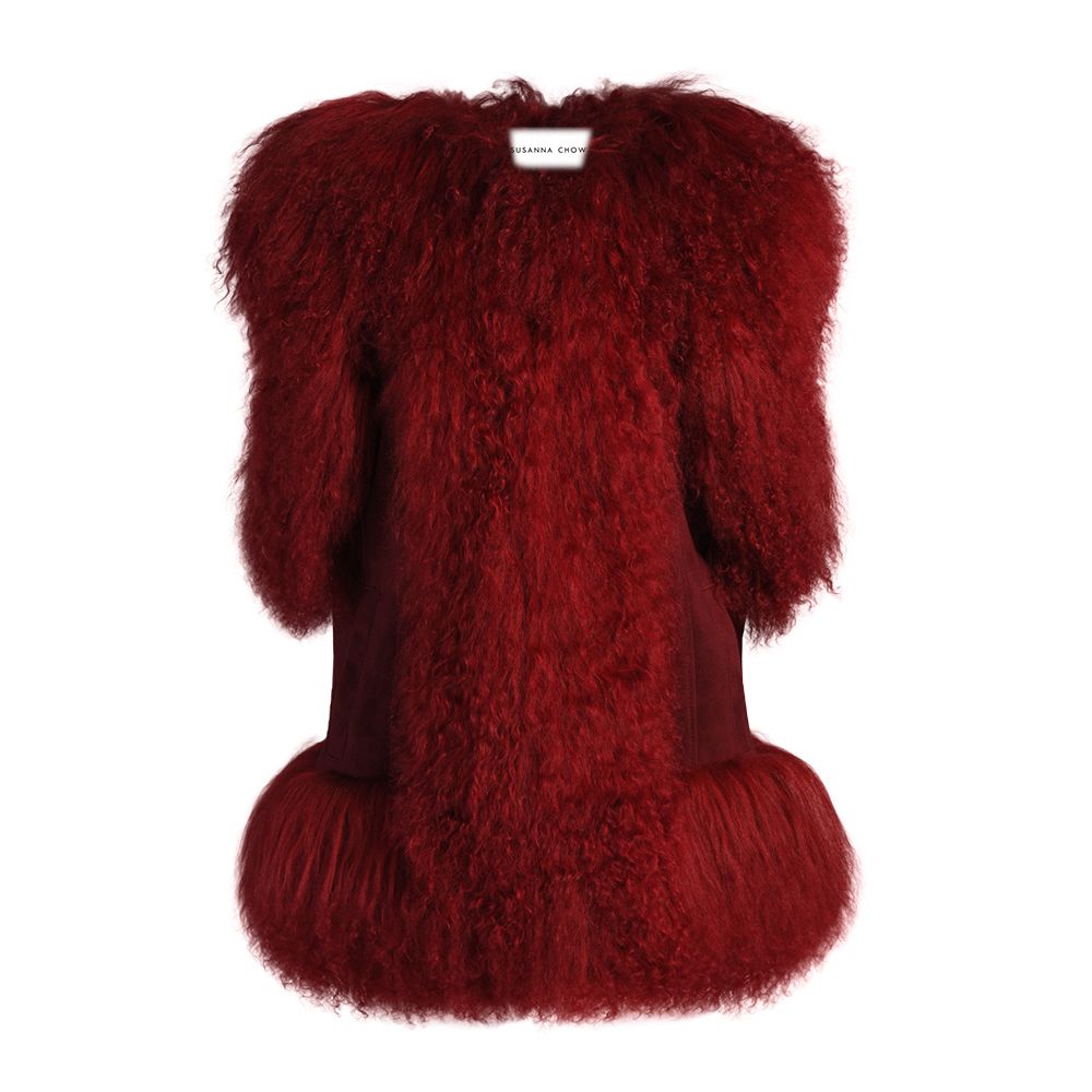 Dorothy Suede Shearling Vest