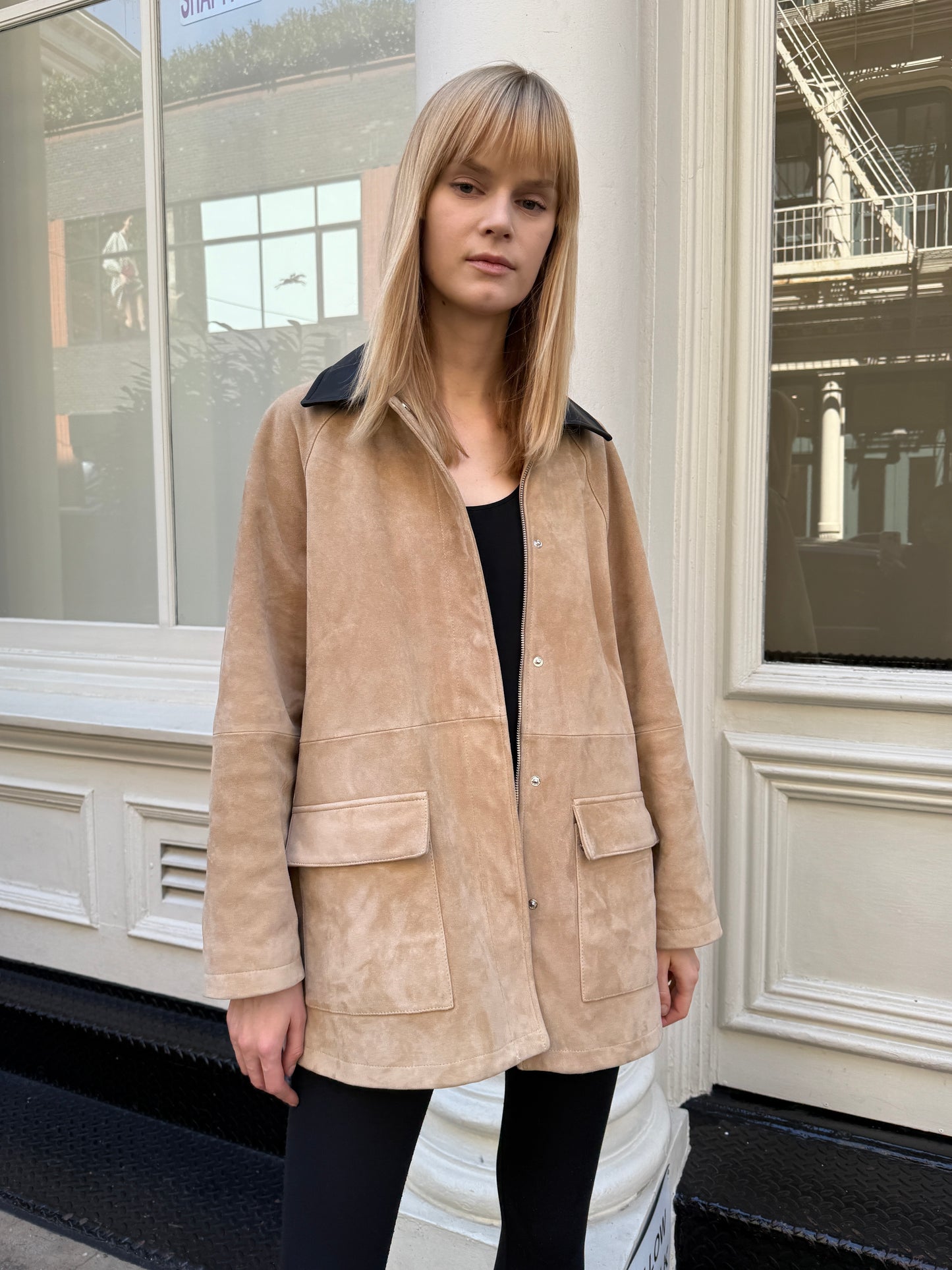 Raegan Suede Field Jacket