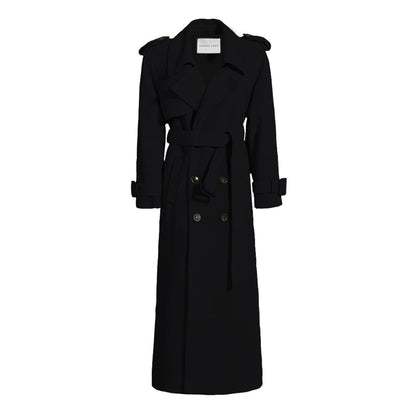 Madison Suede Trench Coat