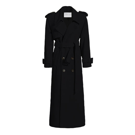 Madison Suede Trench Coat