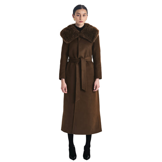 Sloane Cashmere Shearling Coat