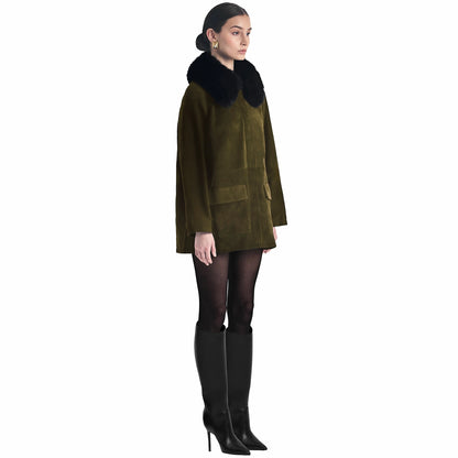 Raegan Suede Field Jacket