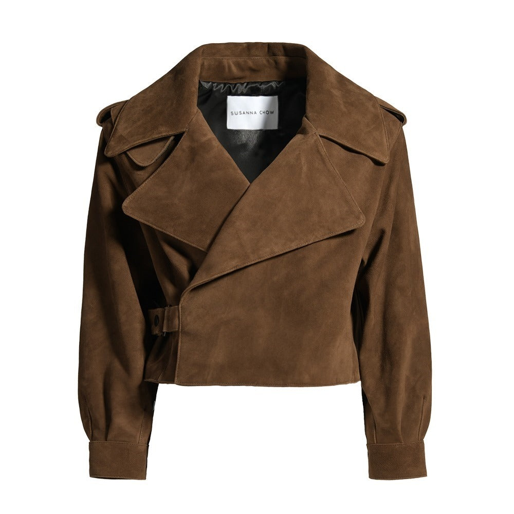 Dylan Suede Moto Jacket