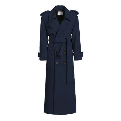 Madison Suede Trench Coat