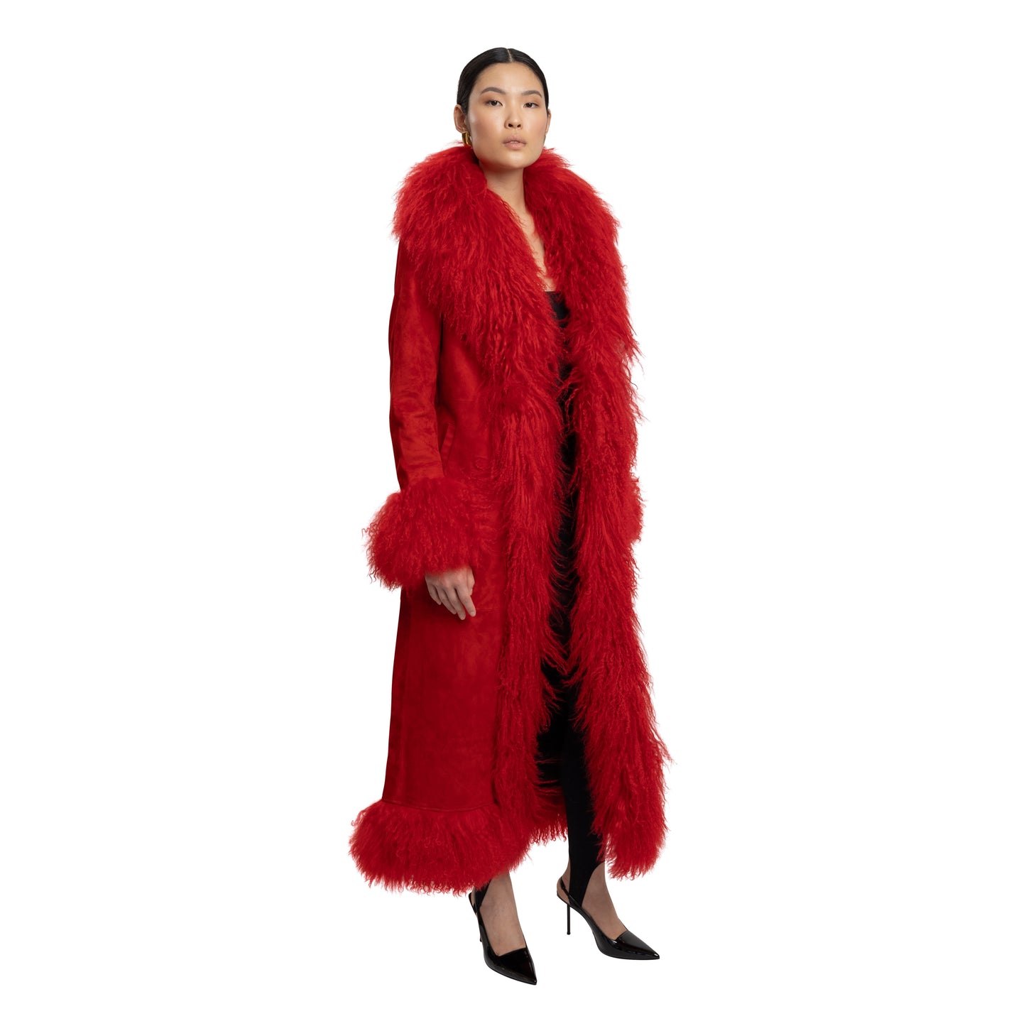 Dorothy Suede Ultra Maxi Coat