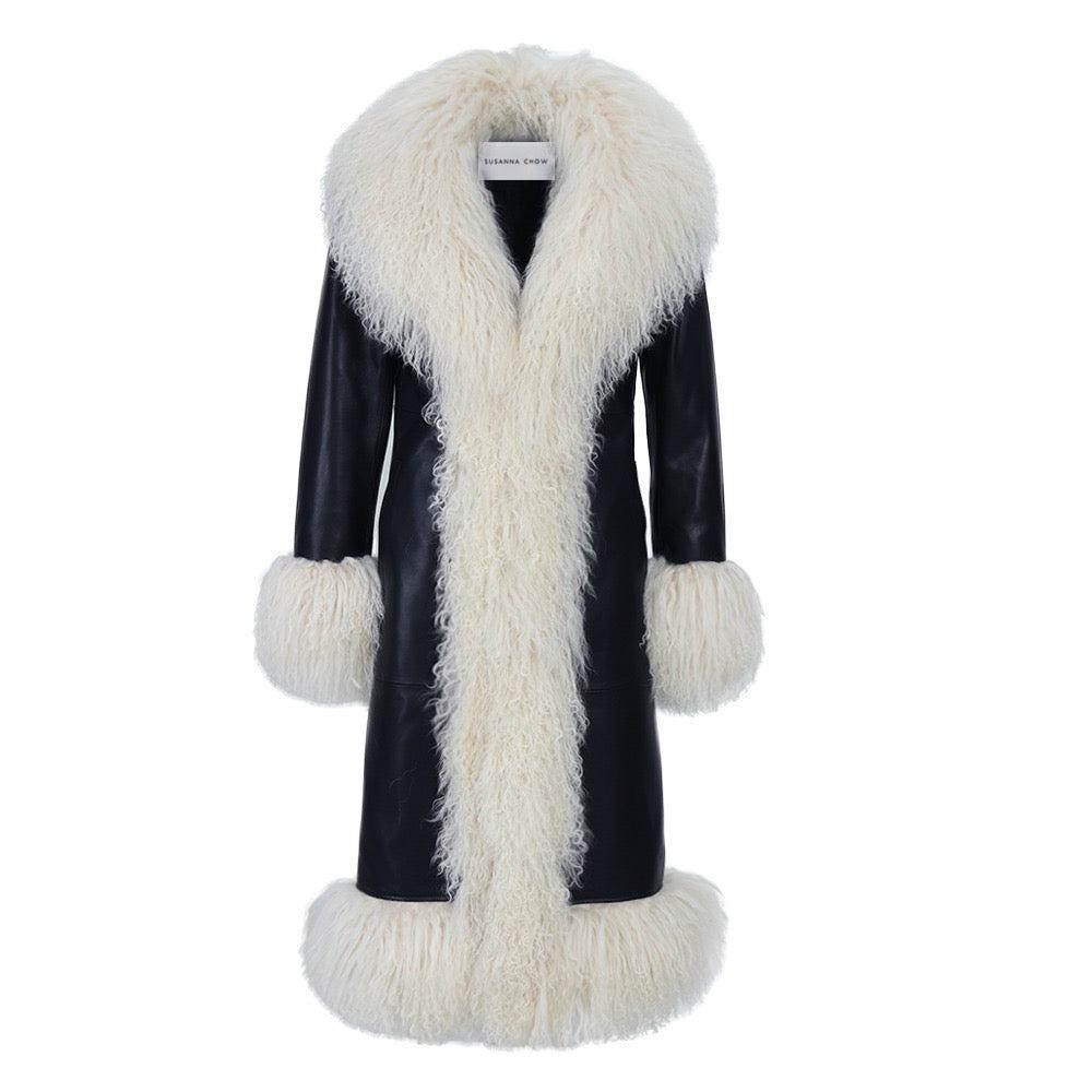 Dorothy Suede Maxi Coat