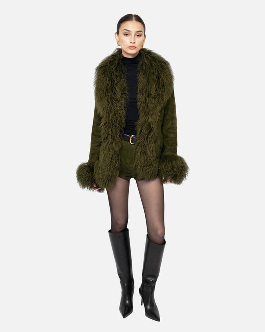Dorothy Suede Coat