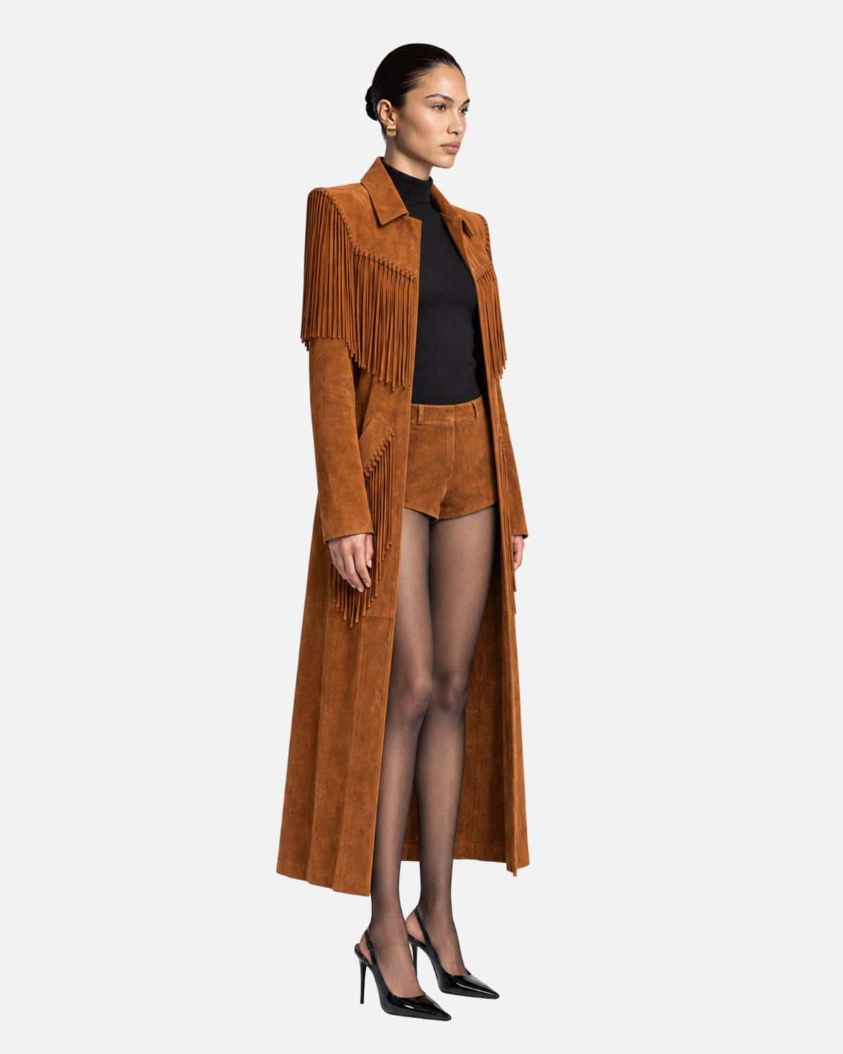 Naomi Suede Micro Shorts