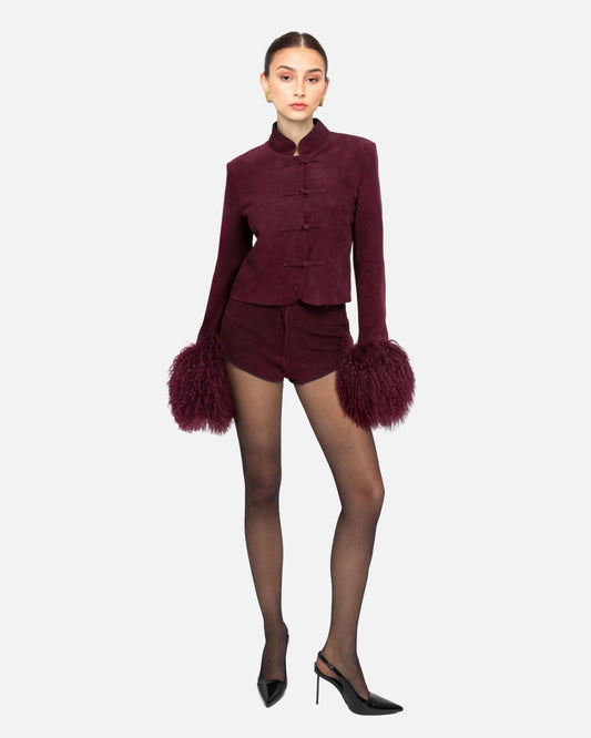 Naomi Suede Shorts