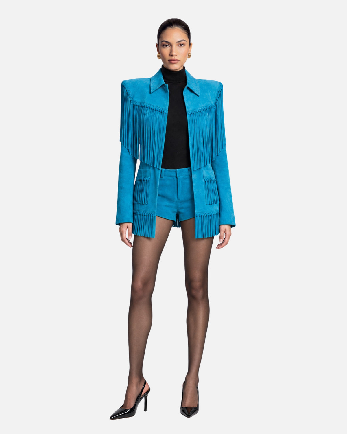 Naomi Suede Micro Shorts