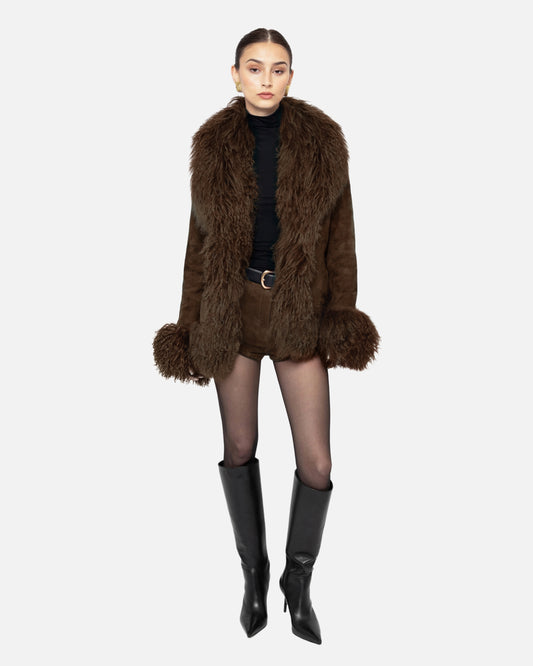 Dorothy Suede Coat