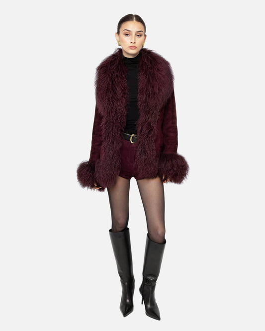 Naomi Suede Shorts