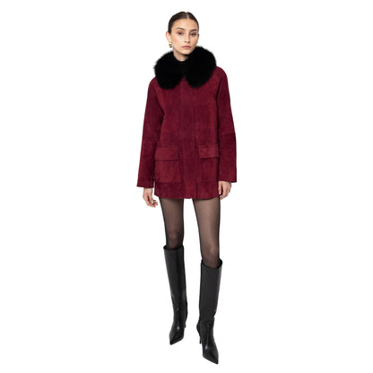 Raegan Suede Field Jacket