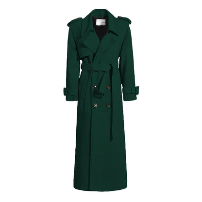 Madison Suede Trench Coat