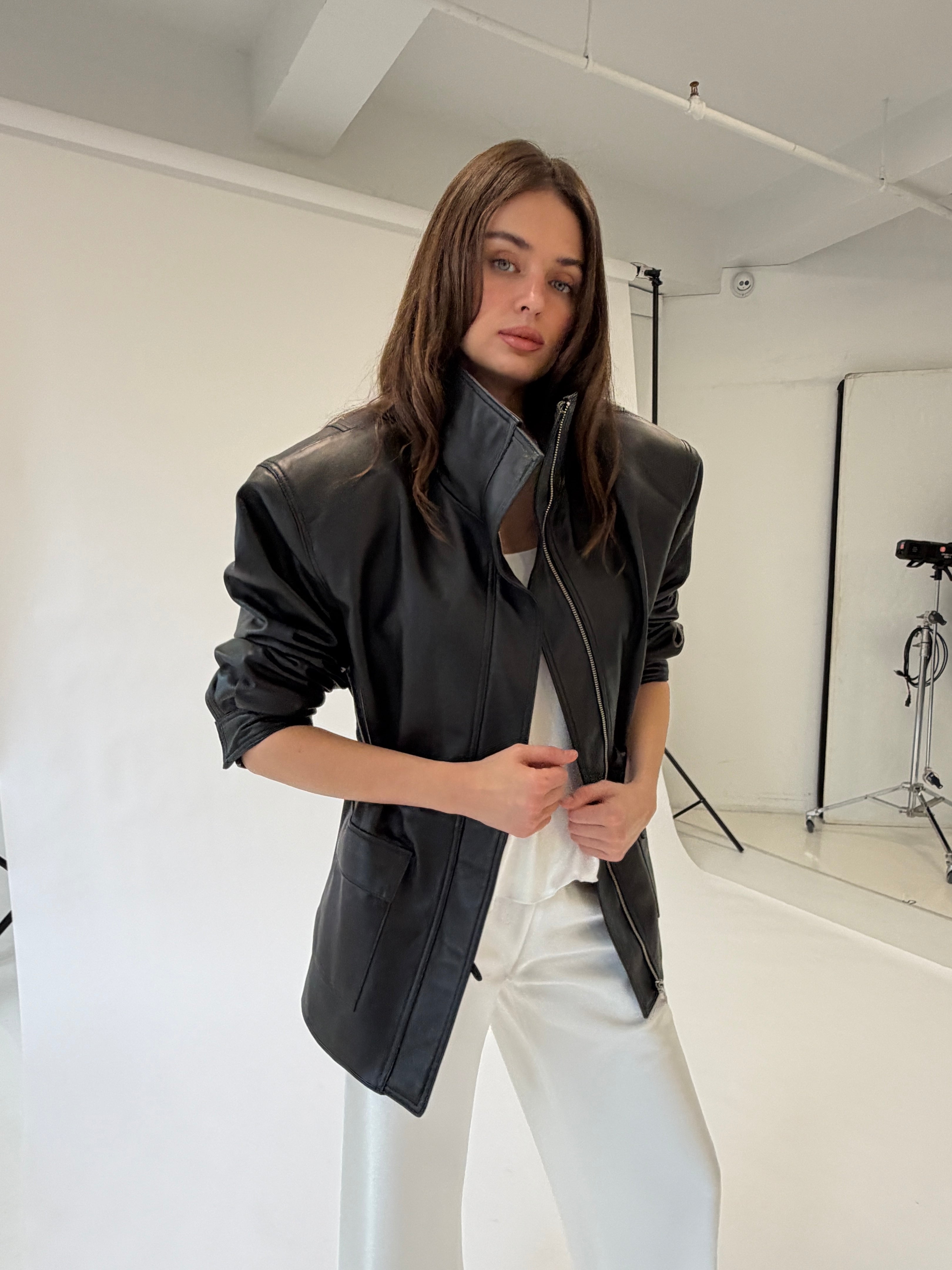 Heidi Leather Jacket – SUSANNA CHOW