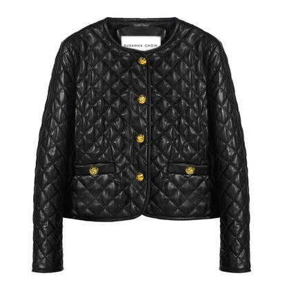 Maxine Quilted Leather Jacket