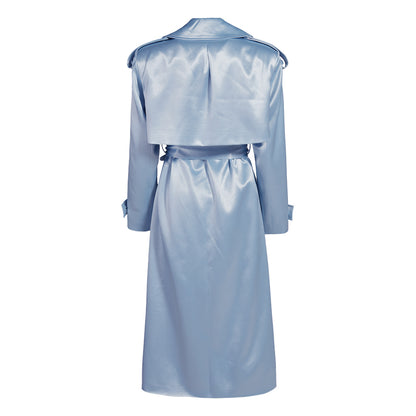 Olivia Satin Trench Coat