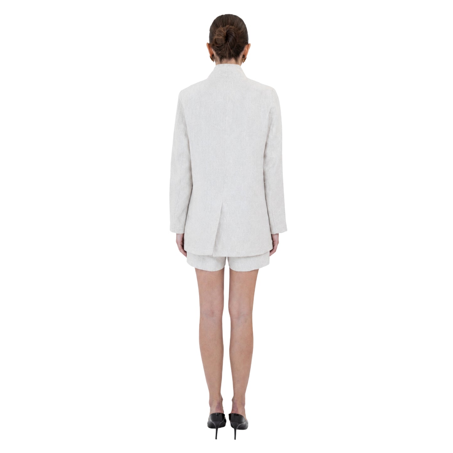 Sylvie Linen Mandarin Jacket