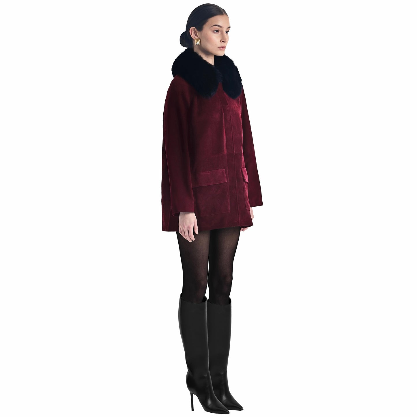 Raegan Suede Field Jacket