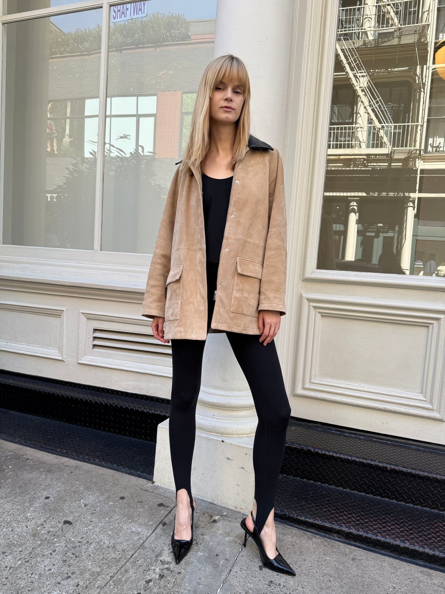 Raegan Suede Field Jacket