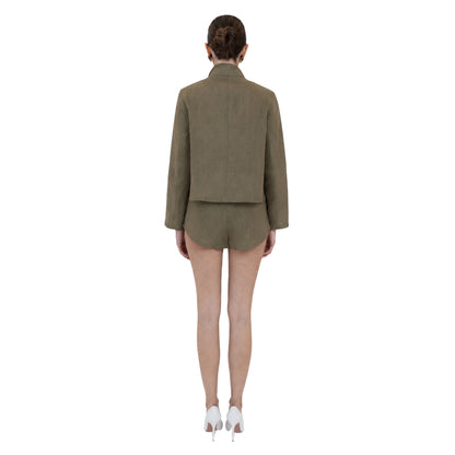 Leighton Linen Mandarin Jacket