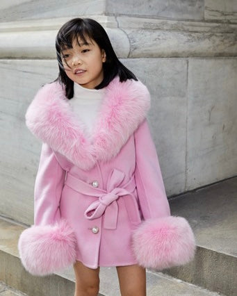 Mini Jojo Cashmere Fur Coat