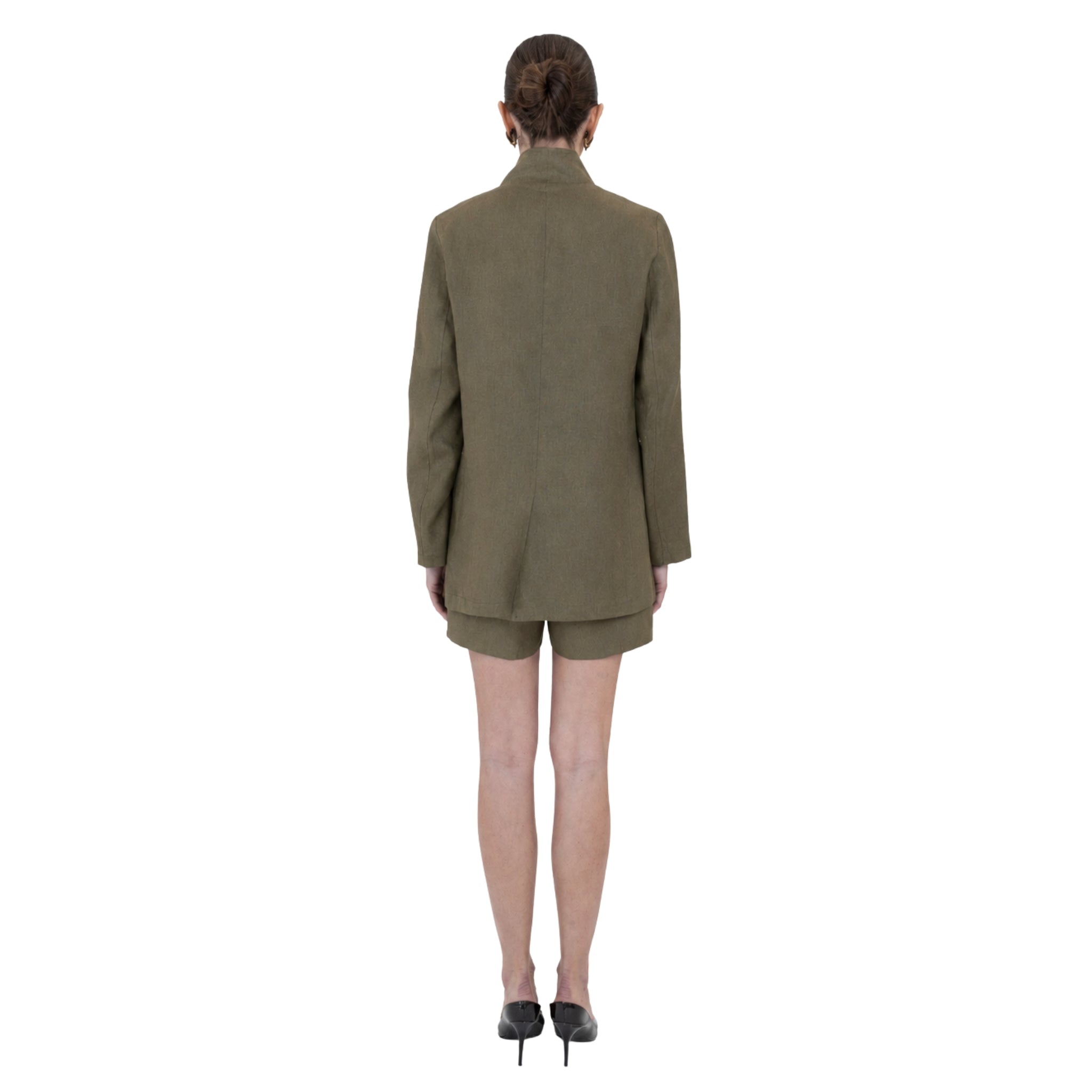 Sylvie Linen Mandarin Jacket – SUSANNA CHOW