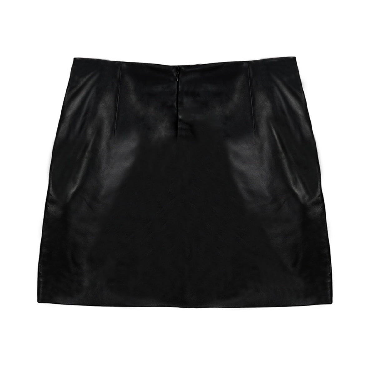 Alara Leopard Leather Skirt